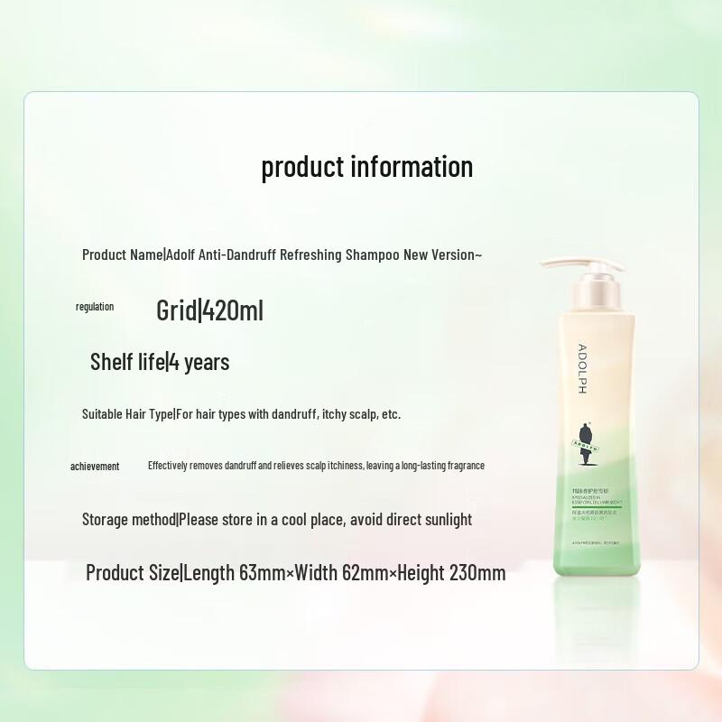 Adoft Anti-Dandruff Refreshing Shampoo