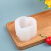 1Pc 3D Heart-Shaped Candle Silicone Mold Diy Handmade Candle Decoration Mold