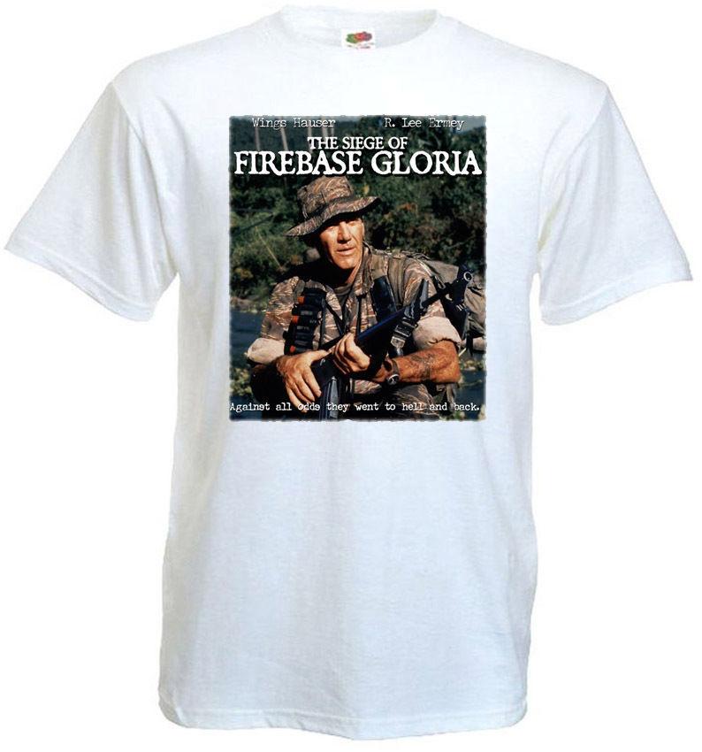 The Siege of Firebase Gloria v1 T-shirt white movie poster all sizes S5XL