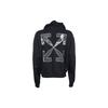 Off-White Caravaggio Arrow Over Hoodie Black/White Men Tops OMBB037F21FLE0101001