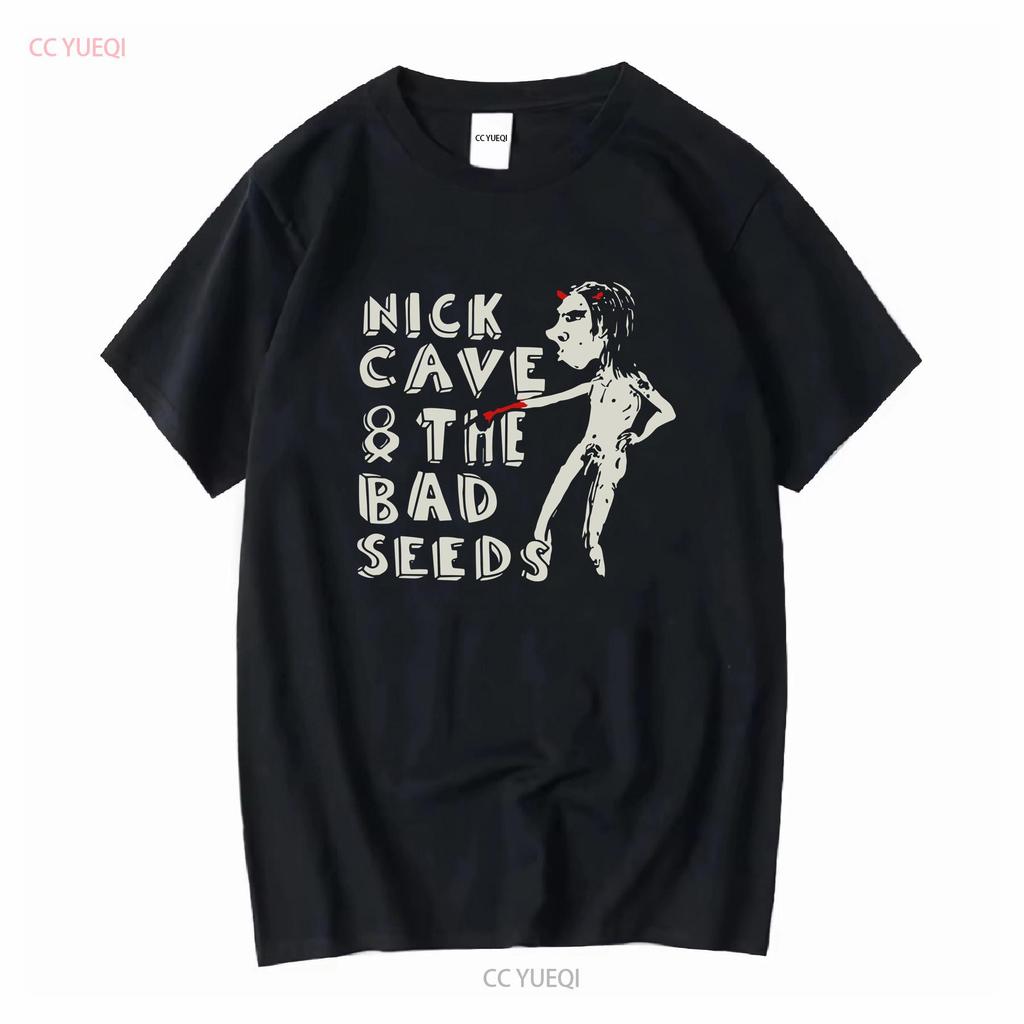 Футболка Nick Cave And The Bad Seeds Loverman Все размеры S1069 с длинным или коротким рукавом винтажная Стирка Повседневный уличный стиль Дышащая