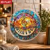 2D Flat, Piano Keys And Music Suncatcher Puzzle - 2D Acrylic Hanging Ornament with Tabletop/Window Decor Suitable for Home, Birthday Gift for Moms, Wi