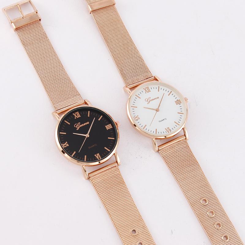 Изготовление на заказ европейских и американских модных римских узоров, простые мужские часы, мужские часы Milan с сетчатым ремнем