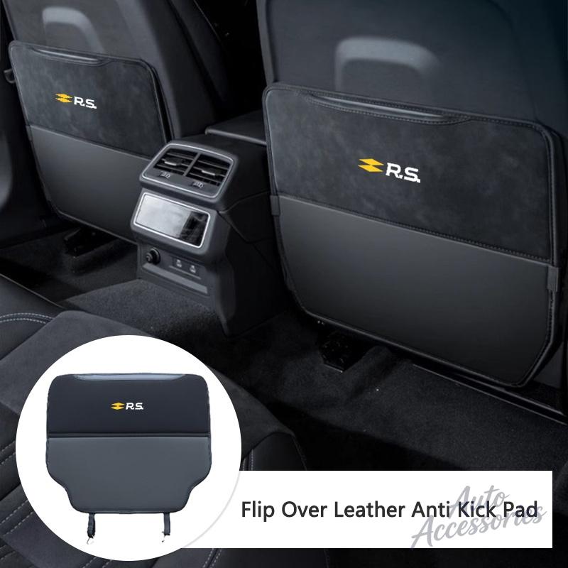 Car Seat Back Protection Mat Prevent Dirty Anti Kick Pad For Renault RS Megane Clio Kadjar Arkana Captur Twingo Line Accessories T111