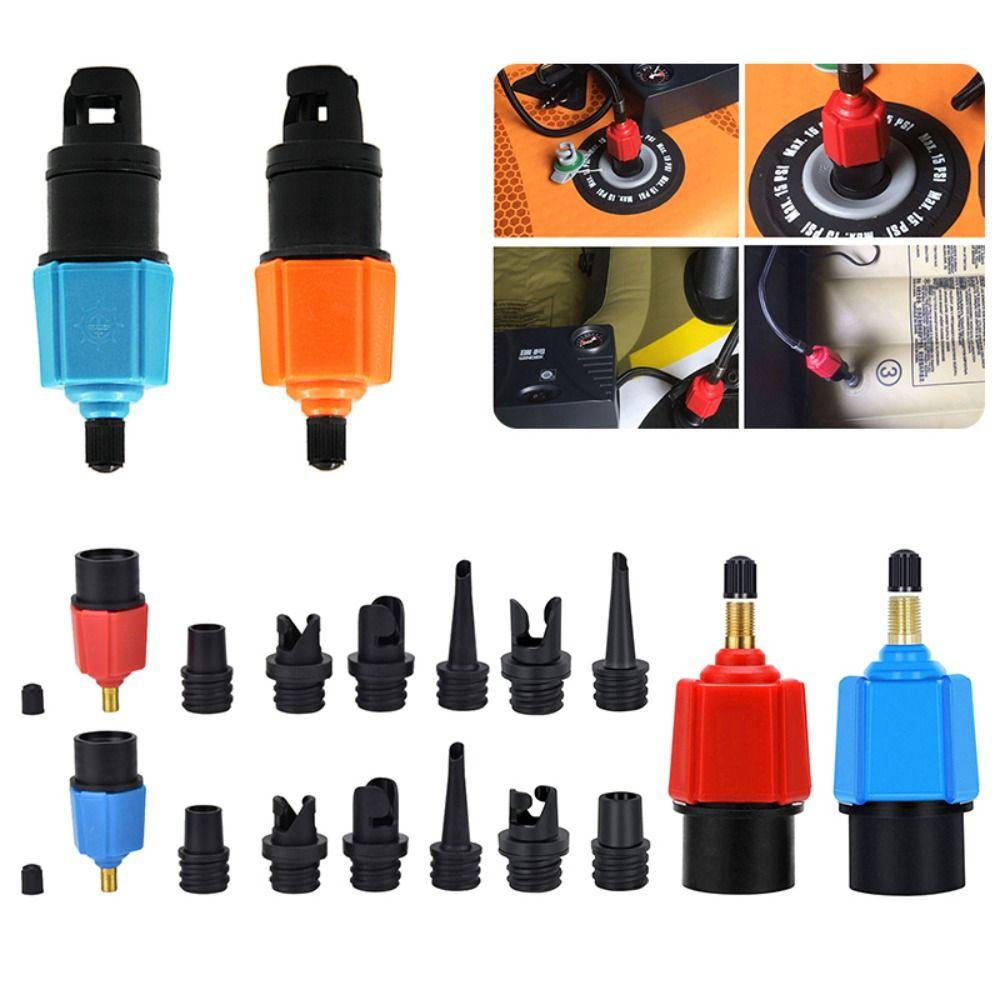 Inflatable Pump Adapter Kayak Air Valve Adaptor Boat Air Pump Adapter Tire Compressor Converter