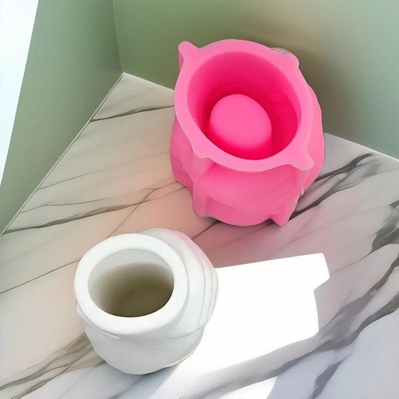 Ручная ваза, силиконовая форма, 3D кашпо, цементная гипсовая форма, смола, форма для цветочного горшка, сочные растения, цветочные горшки, декоры