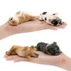 8 Simulated Sleeping Positions French Bulldog Shiba Inu Static Model Children'S Fun Pet Dog Desktop Decoration Ornament