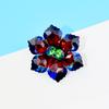 New Crystal Flower Brooches For Women Handmade Shining Sparking Pin 10 Colors Available Dress Coat Accessories