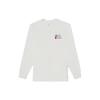 Vans Футболка-пуловер с круглым вырезом и длинными рукавами, унисекс, белый цвет VN0A54NWWHT