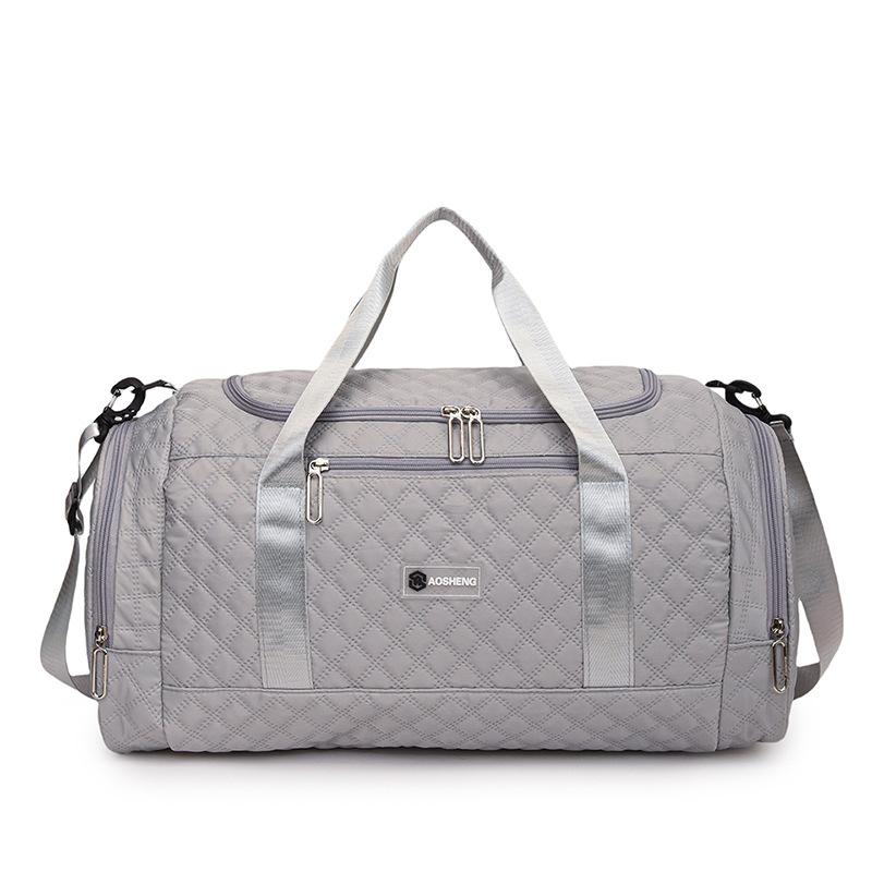 Модная, Простая, Большая Вместимость, Хранение Обуви, Портативная Дорожная Сумка для Выездов, Спортивная Сумка для Тренажерного Зала с Отделением для Сухих и Влажных Вещей, Можно Использовать для Надевания на Выдвижную Ручку