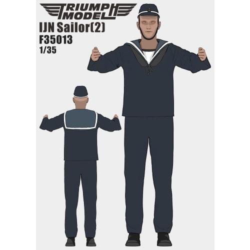 Triumph Model 1/35 Scale Japanese Navy Sailor Figure Type 2 3D Printer Kit TRFF35013