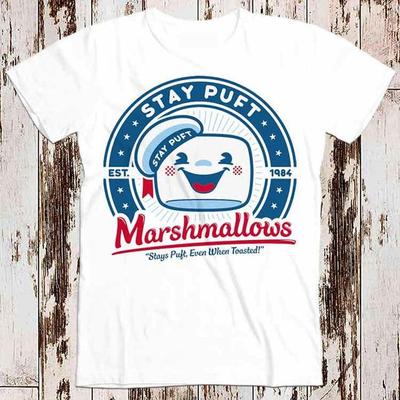 230 г/м² 100% хлопок Stay Puft Ghostbusters 80-х годов культовый фильм Marshmellow супер крутой лучший подарок топ футболка 8786