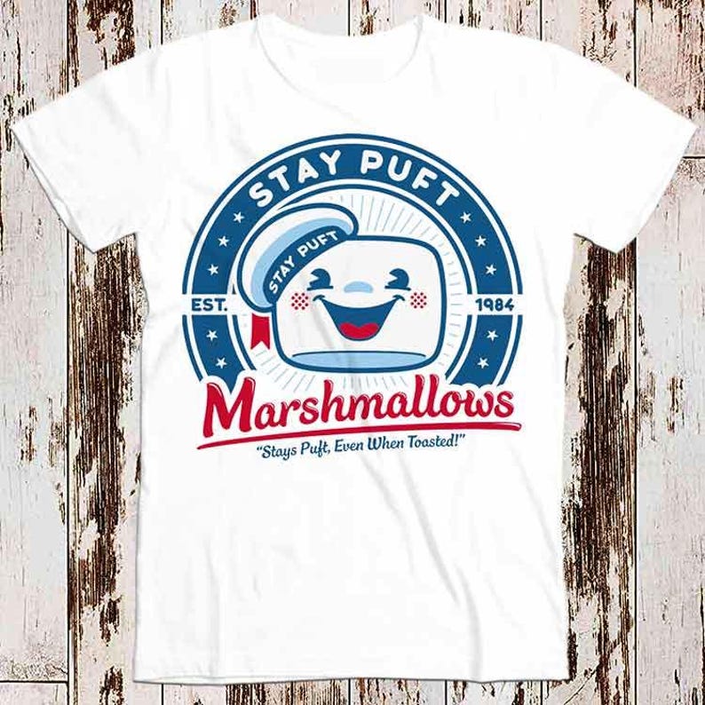 230 г/м² 100% хлопок Stay Puft Ghostbusters 80-х годов культовый фильм Marshmellow супер крутой лучший подарок топ футболка 8786