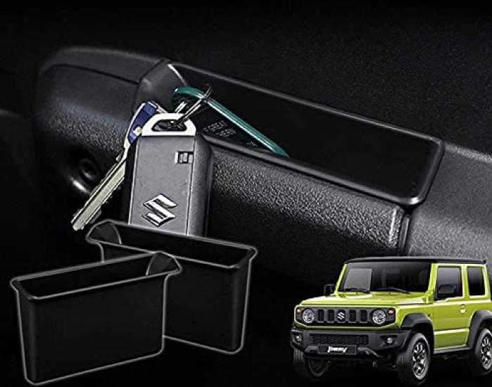 Suzuki Jimny Jimny Sierra Jimny Nomad JB64 JB74 JC74 Набор из 2-х ящиков для хранения Держатель для ручки двери Карман для хранения смартфона сигарет Ящик для хранения