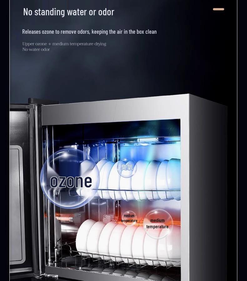 Good Wife Stainless Steel Double Door Commercial Disinfection Cabinet for Restaurants and Hotels