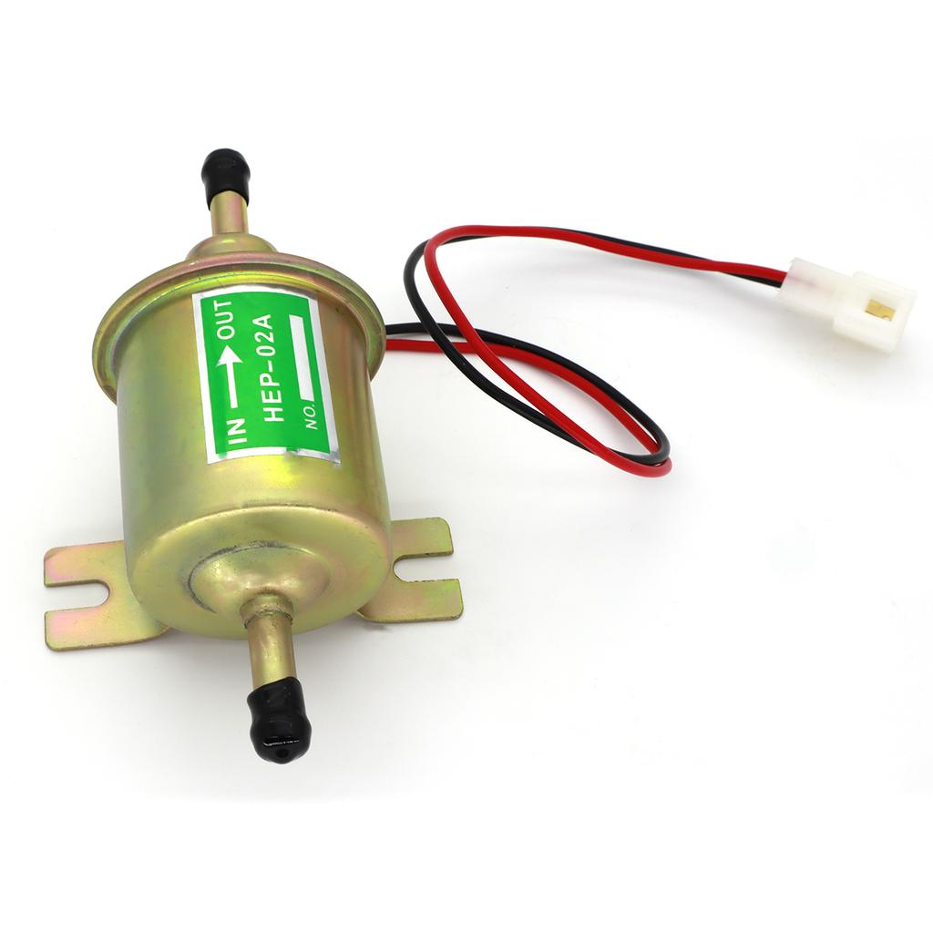 1pc Car 12V Electric Fuel Pump HEP-02A GI6010 Car Air Fuel Delivery Accessories Universal Inline Low Pressure Gas Diesel Auto