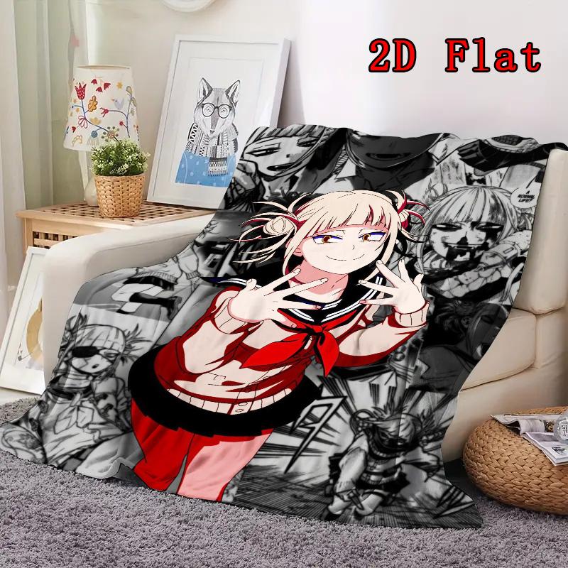 Toga Himiko 2D Flat Pattern Flannel Blanket High quality All Seasons Warmth and Comfort Perfect for Christmas Gifts.NMT0928561