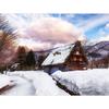 Алмазная вышивка Снежные хижины Пейзаж Ручная работа Алмазная живопись Рукоделие Вышивка крестом Домашний декор