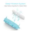 Фонтанчик для воды для кошек, 1,8 л / 60,87 унции, Ледяное синее освещение, Ультратихий, с фильтром - Подходит для кошек и маленьких собак