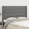 VidaXL Headboard with Ears Dark Grey 147x16x118-128 Cm Fabric3120013