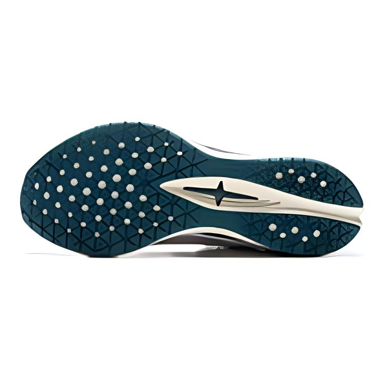 Кроссовки для бега Li Ning Children Red Rabbit 7 Pro Young, удобные, прочные, с низким верхом, детские кроссовки для бега, зеленые, белые, YKFV198-7