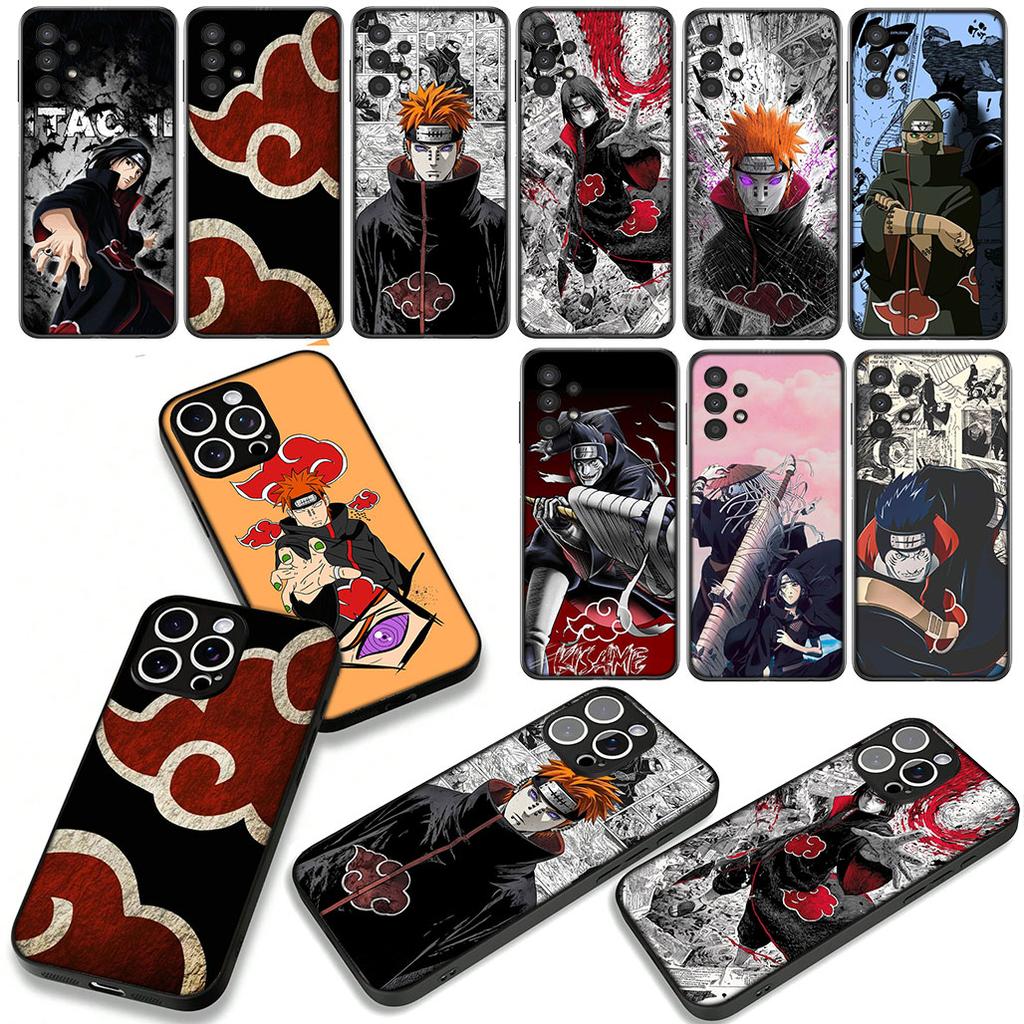 for Samsung Galaxy A36 A17 A26 A07 A35 A54 A53 A13 A33 A34 S8 S9 S20 S21 FE S10 Plus Case KISAME Pain Akatsuki Itachi Narutos
