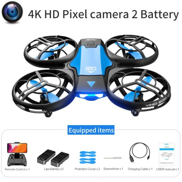 4DRC V8 Mini Drone 4k Profession HD Wide Angle Camera 1080P WiFi Fpv Drone Camera Height Keep Drones Camera Helicopter Toys