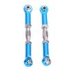 2PCS/Set Aluminum Alloy Steering Pull Rod for HSP 94111 94188 94118 RC Model Car(Blue)