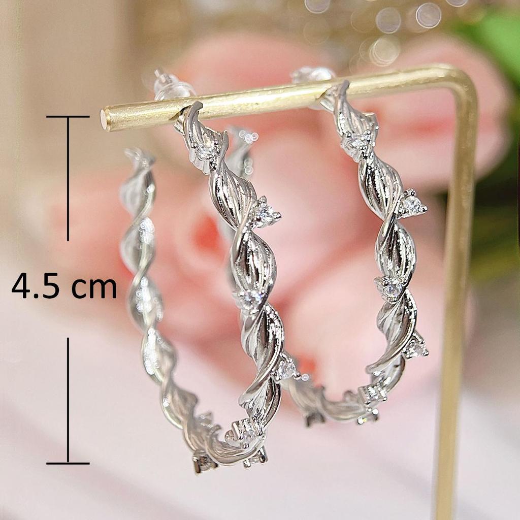 CMM корейский стиль золотой цвет серебряный цвет круглые серьги-кольца вечерние большие ушные петли женские украшения