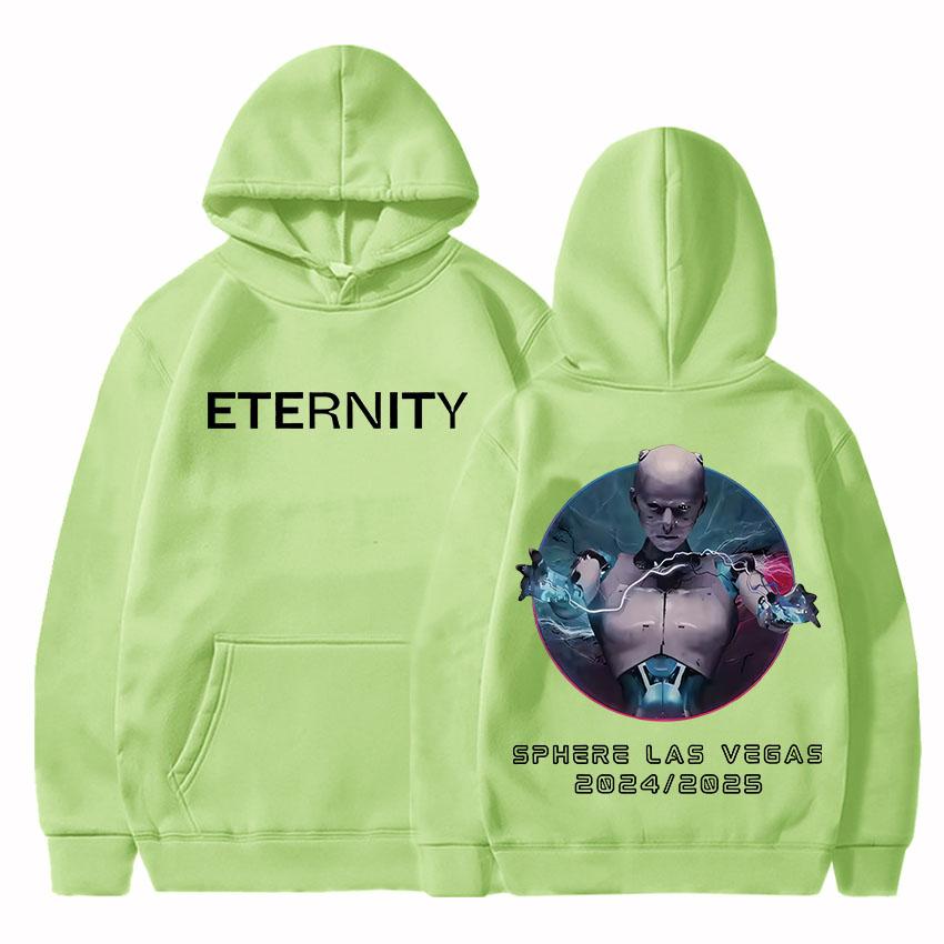 Толстовки Повседневная Худи Anyma Графический Принт Харадзюку Флисовая Толстовка с Карманом Повседневная Одежда Молетон Готические Пуловеры