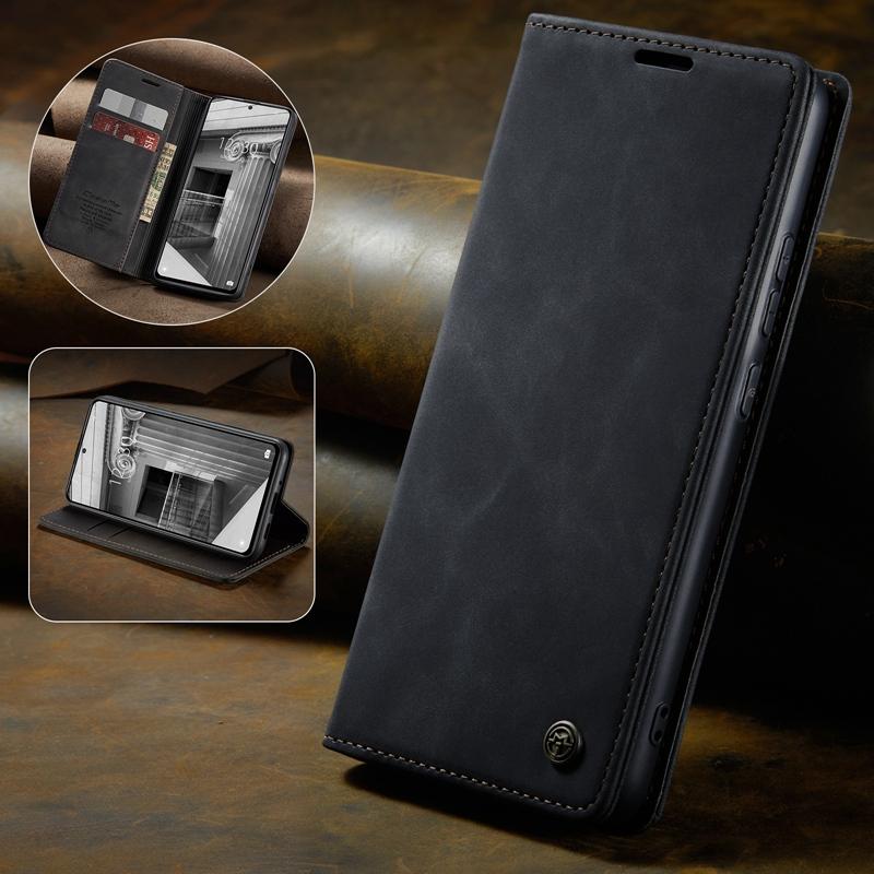 Превосходный матовый кожаный чехол-кошелек с отделениями для карт для Xiaomi 12 12 Pro, держатель-подставка, прочный магнитный чехол для книги для Redmi Note 11 11 Pro 10 9 8 Pro