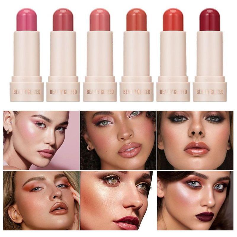 BEAUTY GLAZED - Кремовый стик-румяна с эффектом мягкого сияния и свежести - 6 оттенков