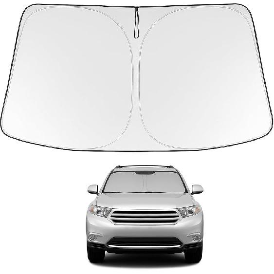 Складная солнцезащитная шторка на лобовое стекло Proadsy 2025 для RAV4, подходит для кроссовера RAV-4 SUV Crossover, TRD Off-Road, LE XLE Premium Limited.