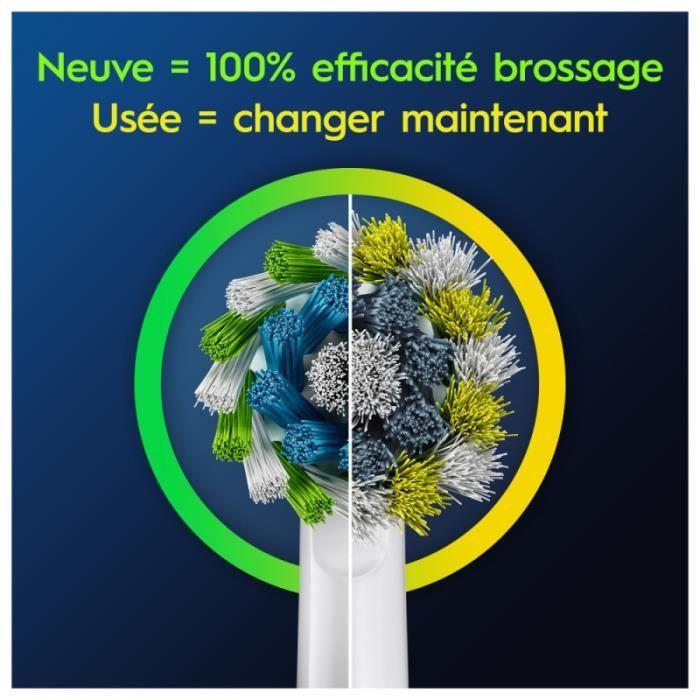 Oral-B Pro Cross Action Brossettes Pour Brosse À Dents, Pack De 3 Unités