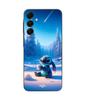 Phone Case - Maniacase - Samsung Galaxy A16 - Silicone - 3D - Cute Stitch Starry Snow