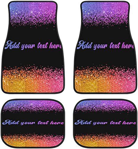 Astronaut Adventure Print Car Floor Mat, Automotive Universal Four-Piece Set, Design