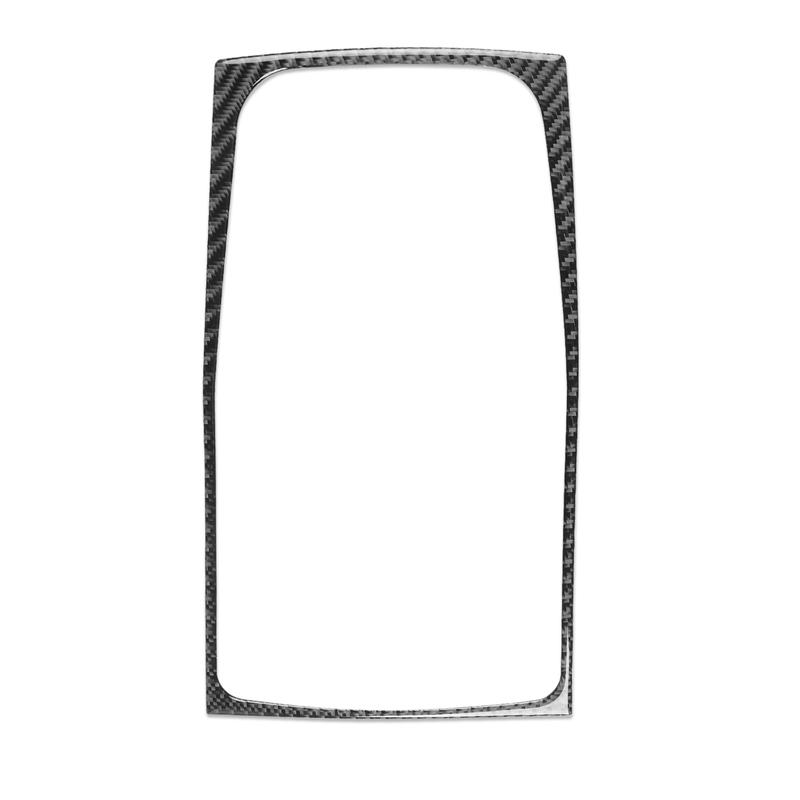 For Renault Clio 2002 - 2005 Models Carbon Suitable Fiber Car Central Panel Frame Interior AccessoriesTrim Sticker