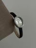 Vintage Oval Dial Quartz Women Watch Leather Strap Ladies Wristwatch Minimalist Elegant Small Dial Dress Watches Daily Gift