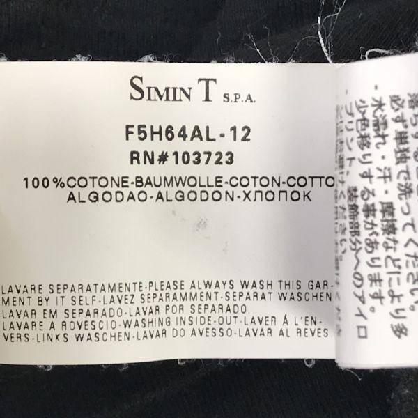 Armani Jeans / Футболка с коротким рукавом [Женская M / 38 / Черная] Официальная бирка Giorgio Armani Japan / Топы / Рубашки(ИСПОЛЬЗОВАЛ)