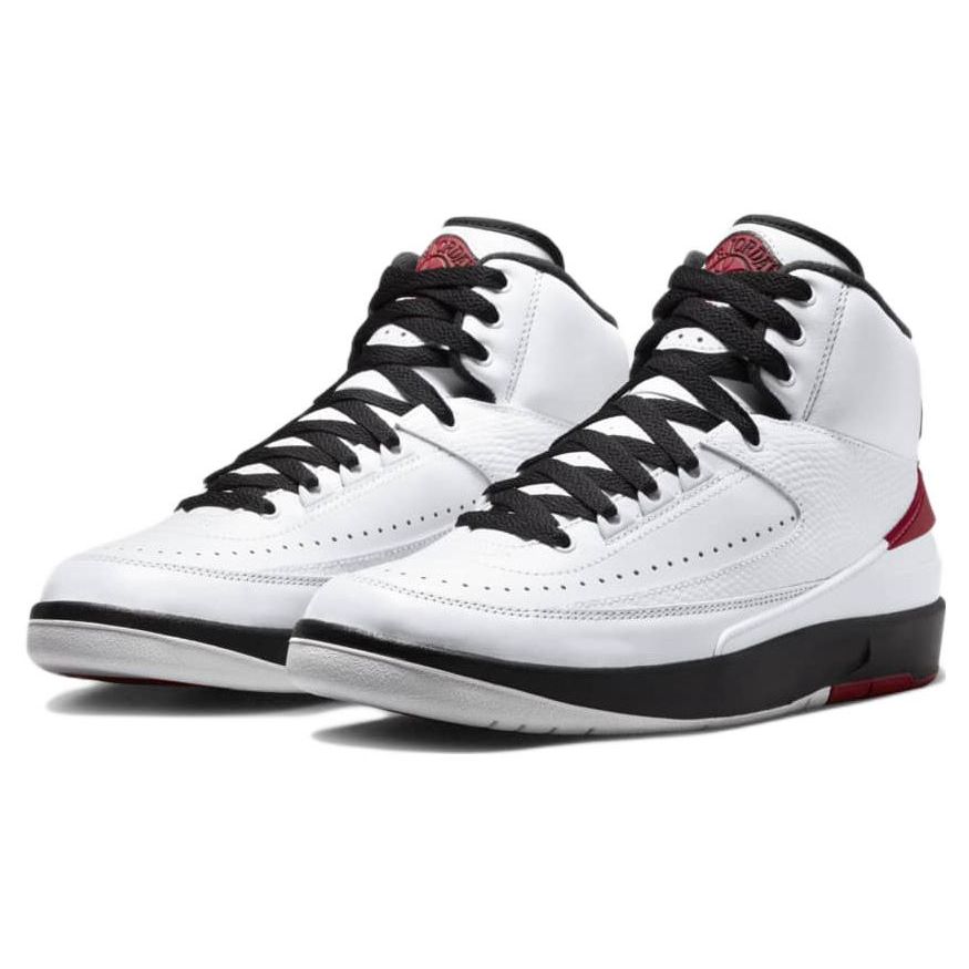 Air Jordan 2 Retro Chicago 2022 Женские кроссовки Белый Varsity-Красный Черный DX4400-106