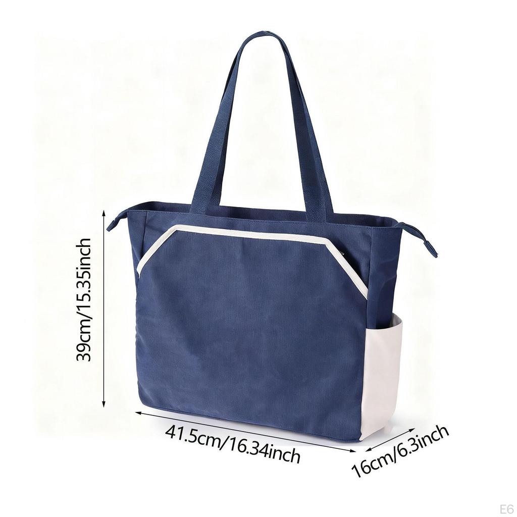 Tennis Racket Bag Water Resistant Multifunctional Shoulder for Pickleball