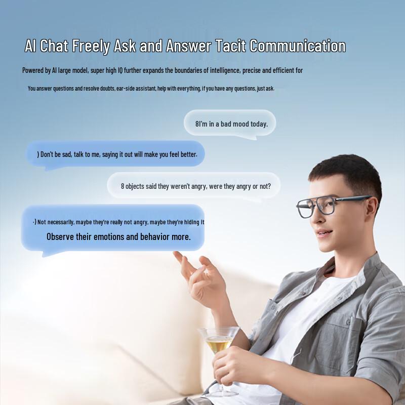 SUPERHEXA Умные очки с аудиопереводом на основе ИИ