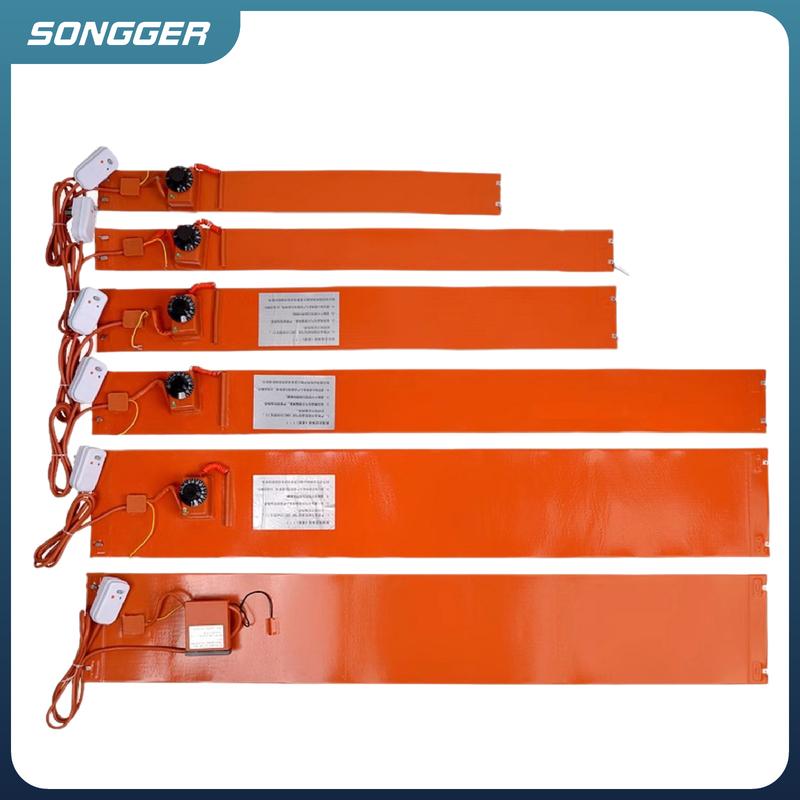 Silicone Heating Belt for Gas Cylinder 15kg 50kg Drum Tank Heater Wrap for LPG Propane Steel Bottle Adjustable