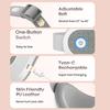 3D-массажер для глаз с функцией нагрева, интеллектуальный Bluetooth-массажер для глаз, расслабляющий, уменьшающий темные круги, подарки
