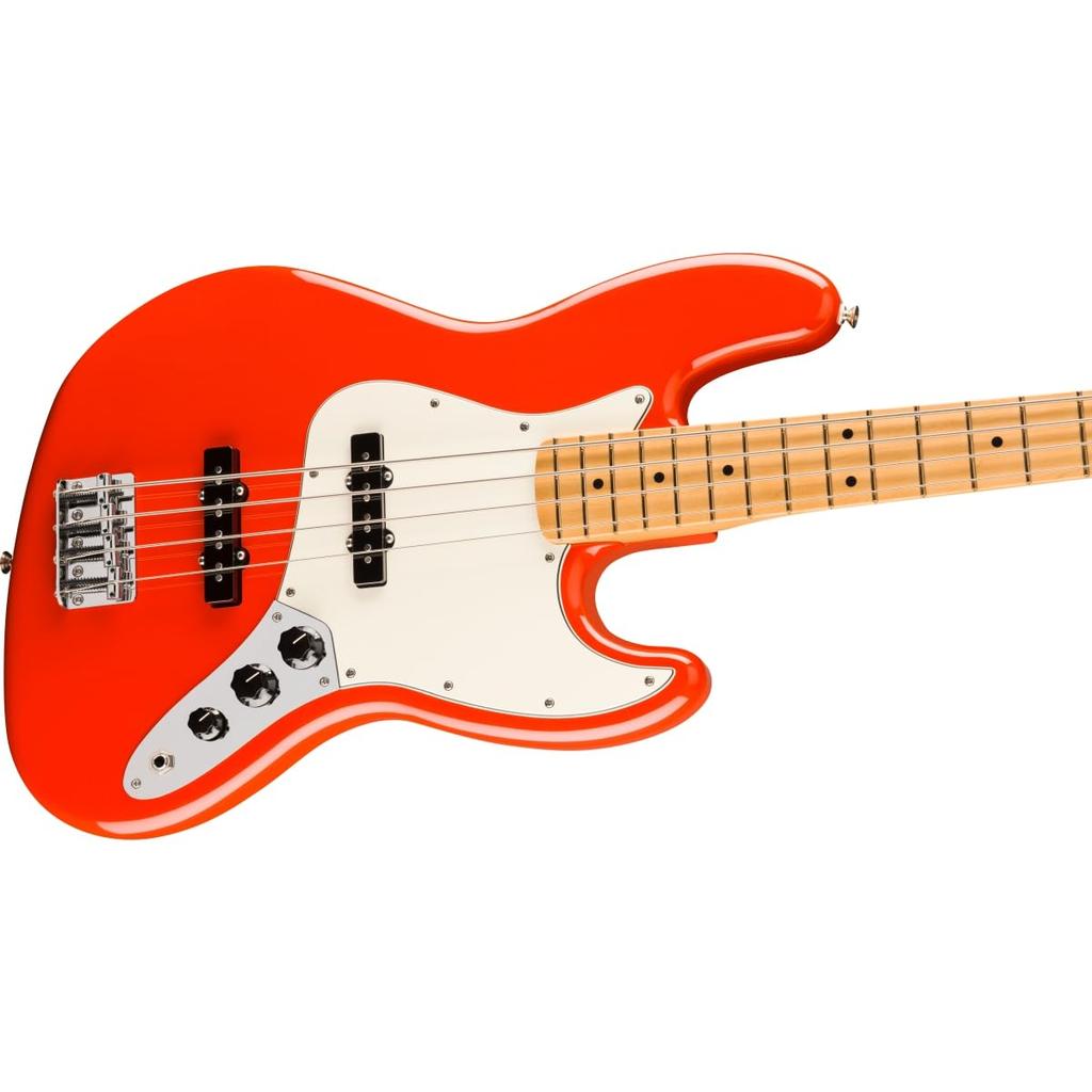 Fender Электробас Player II Jazz Bass Кленовый гриф Кораллово-красный Мягкий чехол