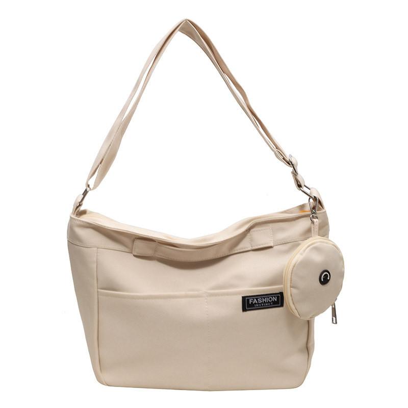 Large Capacity Casual Ins Style Nylon Crossbody Bag Tote Female Bag Urban Simple Design Shoulder Bag