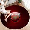 Arsenal F Round Area Rug,Carpet Rug for Living Room Bedroom Sofa Playroom Decor,Non-slip Floor Mat