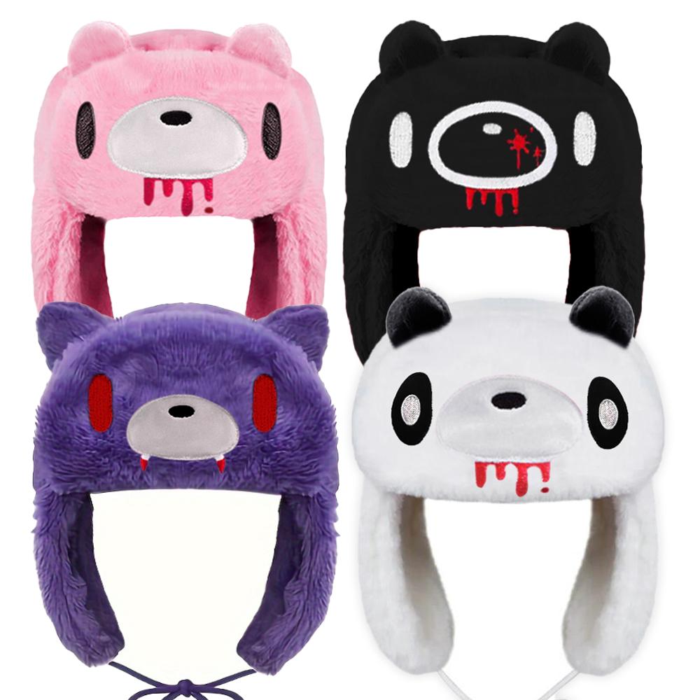 European and American Y2K Autumn and Winter Cartoon Embroidery Pattern Warm Ski Hat for Men and Women