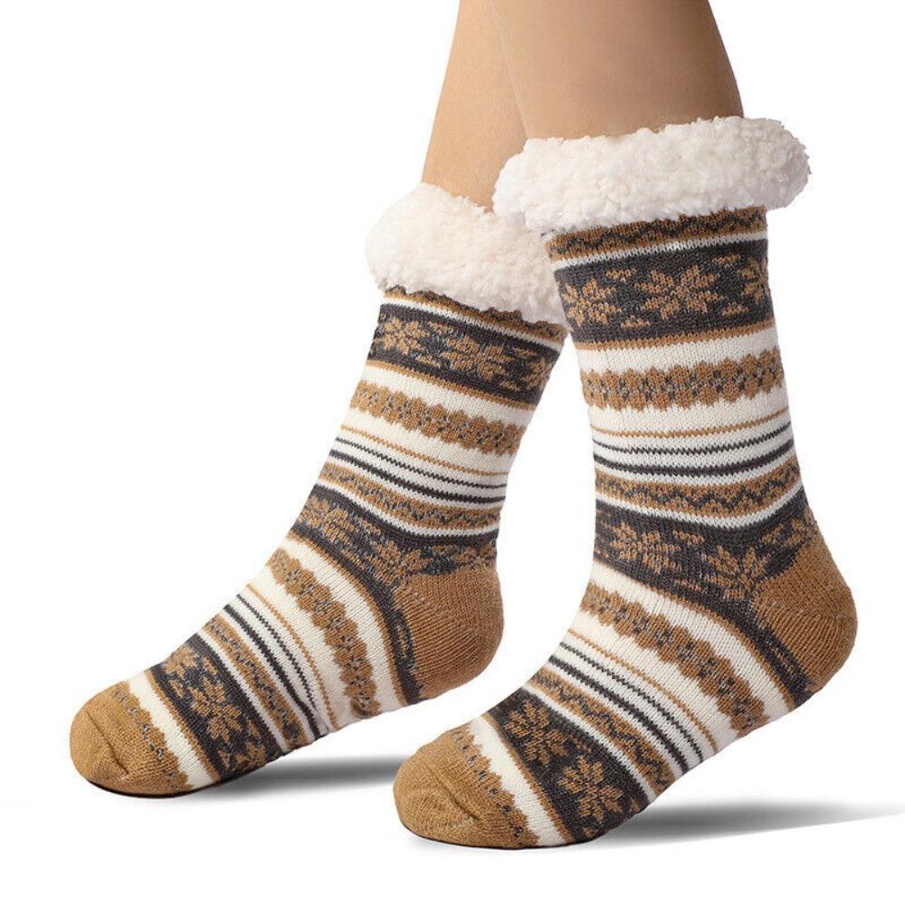 Winter Thickened Warm Cashmere Socks Fluffy Snow Socks Casual Home Floor Socks for Women Men