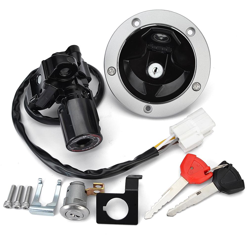 Fuel Gas Ignition Switch Lock With Key Kit For Kawasaki ZX1000 ZX636 Ninja ZX-6R 1000 ZX6R ZX10R Z1000SX 27048-5024 27005-0556
